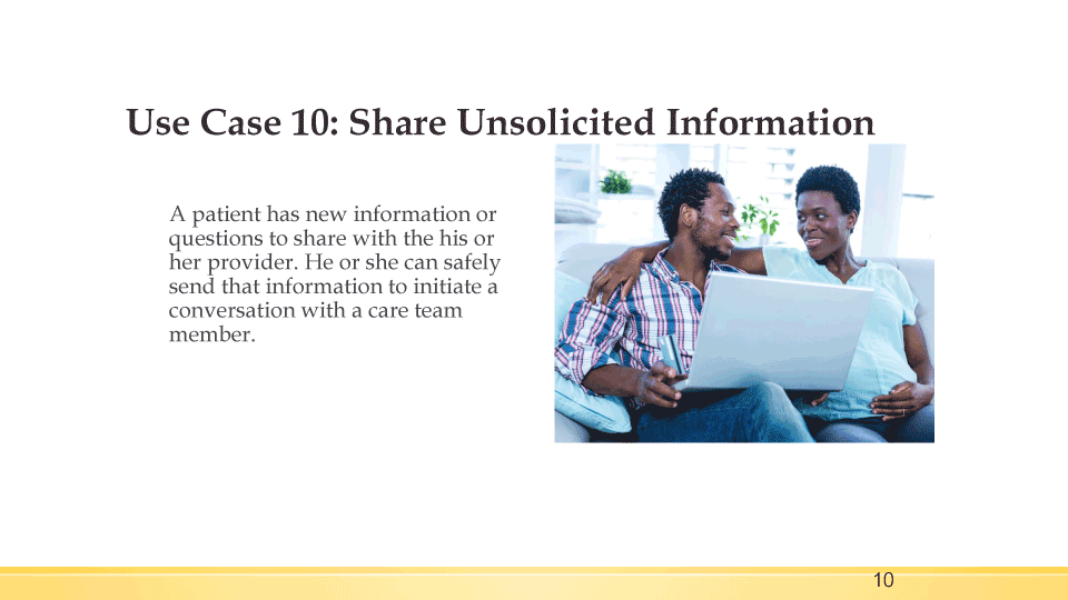 10 Share Unsolicited Info